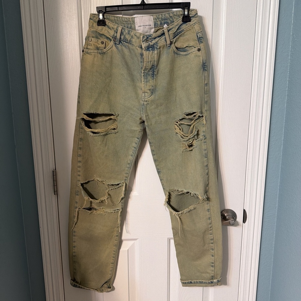 One Teaspoon Bandit Distressed Jeans